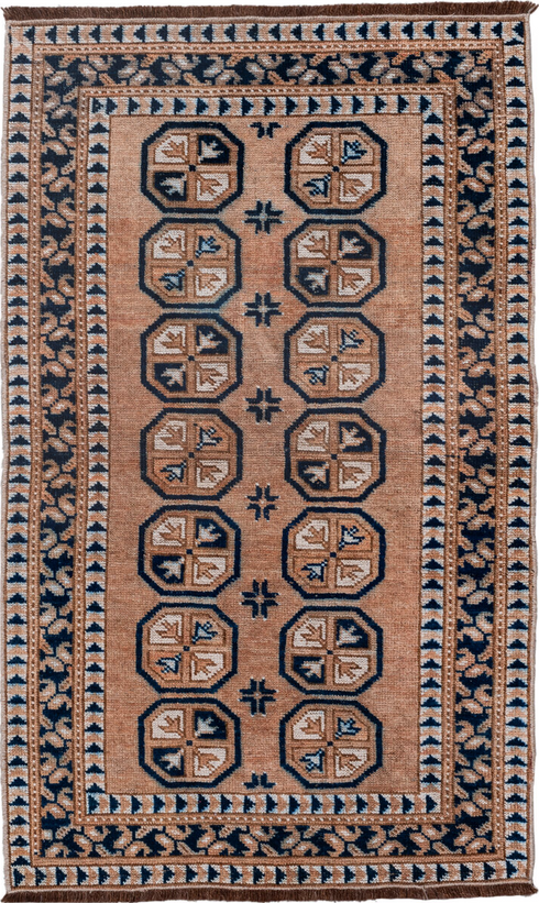 Vintage Oushak Area Rug (2' x 4')